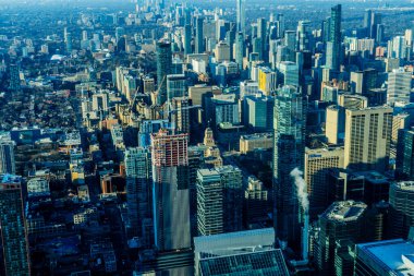 Toronto 'daki Toronto' daki (Kanada) gökdelenler