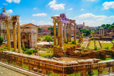 Roma Forumu ve tarihi manzara