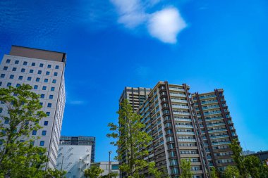 Yüksek katlı apartman kompleksi