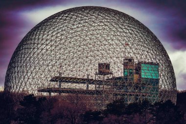 Montreal, Kanada 'da fantastik küresel mimari