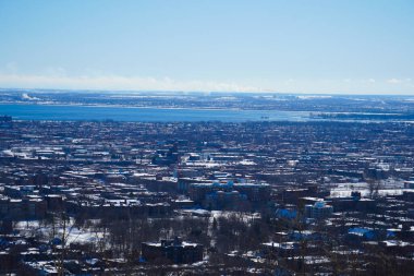 Montreal şehir kış