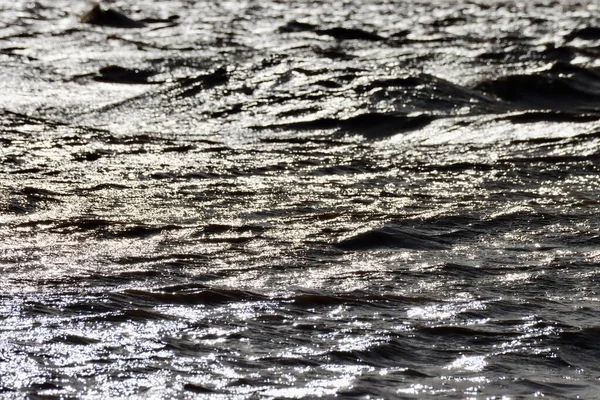 Eaux Marée Montante Dans Estuaire Rivière Humber Dans Yorkshire Angleterre — Photo