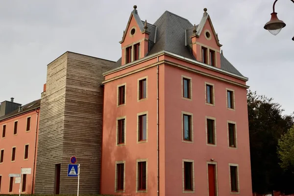 Klasik Lise Binası Lycee Klasiği Diekirch Lüksemburg Eylül 2022 — Stok fotoğraf