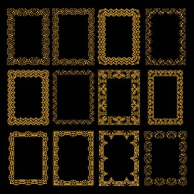 Tekno Siber Altın Süsleme Tasarımı