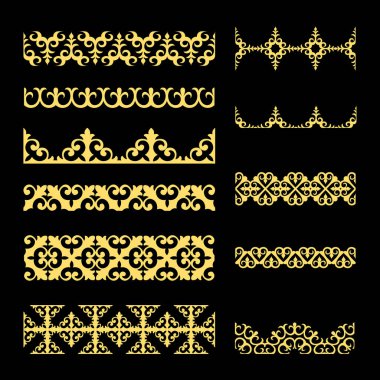 Eski Kazakistan Etnik Altın Sınır Koleksiyonu