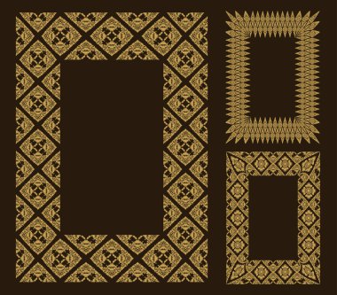 Bali Geleneksel Süs Çerçevesi Tasarımı