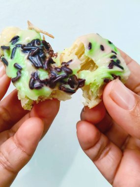 Bir el geleneksel Endonezya usulü 