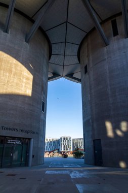 Residential building The Silo by Cobe Architects at Nordhavn, Copenhagen, Denmark, Europe clipart