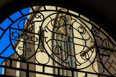 Emmaus Manastırı Na Slovanech, Kutsal Bakire Meryem Manastırı, St. Jerome ve Slav Azizleri, Prag, Çek Cumhuriyeti, güneşli bir gün