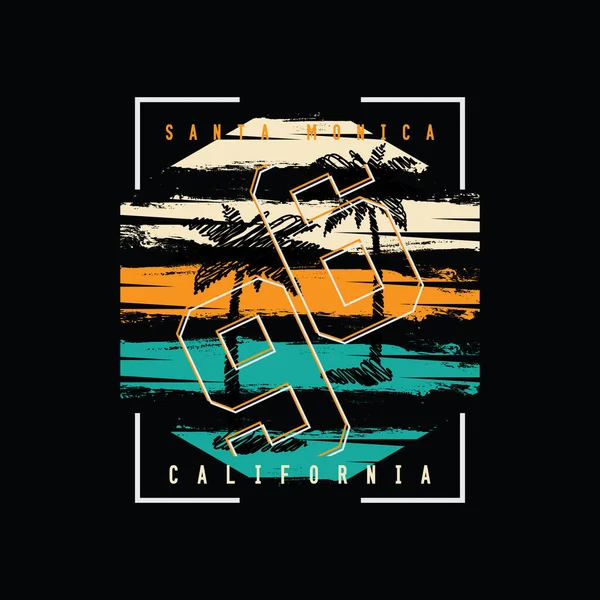 California illustration typography. perfect for designing t-shirts, shirts, hoodies, poster, print