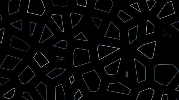 抽象的なシームレスな正方形の背景 濃い色グラデーション — ストック動画