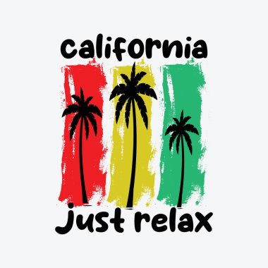 California t-shirt and apparel design