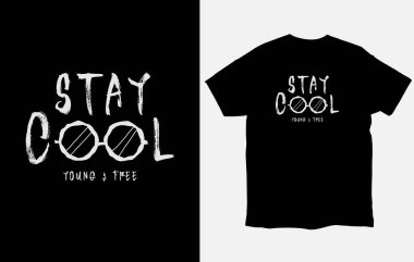 Basılı t-shirt tasarımı için tipografi sloganı
