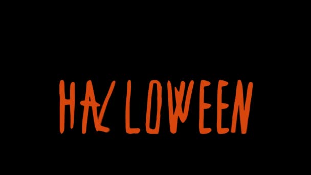 Feliz Animação Movimento Halloween — Vídeo de Stock