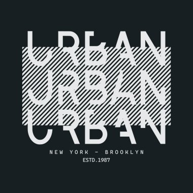 New York şehir tipografi vektörü t-shirt tasarımı illüstrasyonu 