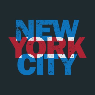 New York kentsel tişört ve giysi tasarımı