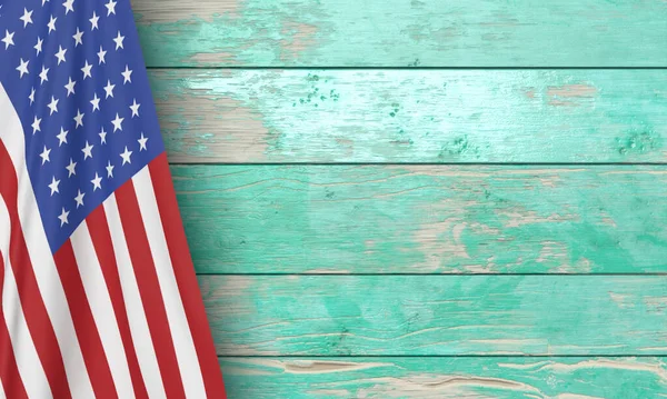 Amerika Birleşik Devletleri Bayrak Sembolü Süsleme Özgürlüğü Vatanseverlik Bağımsızlık Bayramı — Stok fotoğraf