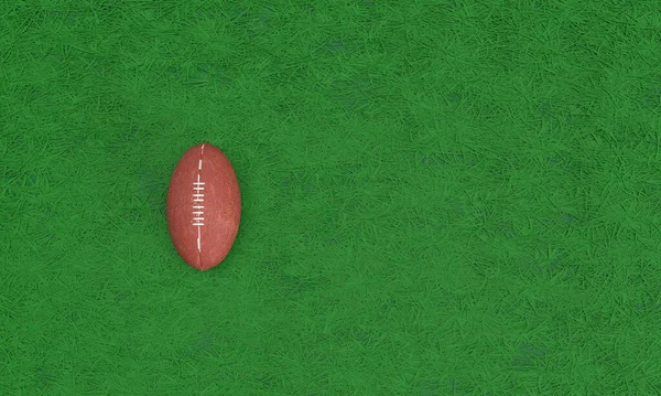 Football Brown Color Field Grass Green Color Copy 스페이스 스타디움 — 스톡 사진