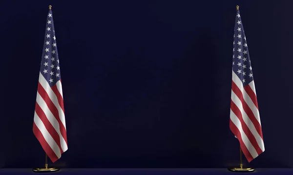 Amerika Birleşik Devletleri Bayrak Ülke Uluslararası Simge Süsleme Boş Bağımsızlık — Stok fotoğraf