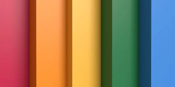プライドカラー黄色緑青赤オレンジ色紫紫色の虹の背景壁紙ボックス正方形のインテリア装飾シンボルサインゲイレズビアンゲイセックスバイセクシャル愛フリーテクスチャLgbtq — ストック写真