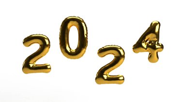 2024 mutlu yeni yıl balonu helyum altın sarısı turuncu renk metin süsleme kutlaması mutlu noeller 285 31 Aralık kış sezonu Ocak ayı hediye partisi