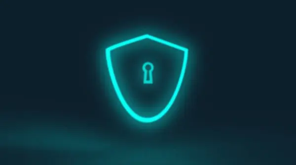 Identità Accesso Cyborg Guard Icona Blu Elemento Verde Tecnologia Guardia — Foto Stock