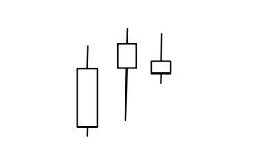 Mum şeması grafiği kara renkli finansal iş para birimi büyümesi ekonomi verileri piyasa teknolojisi analizi para döviz döviz oranı istatistik trend yönetimi