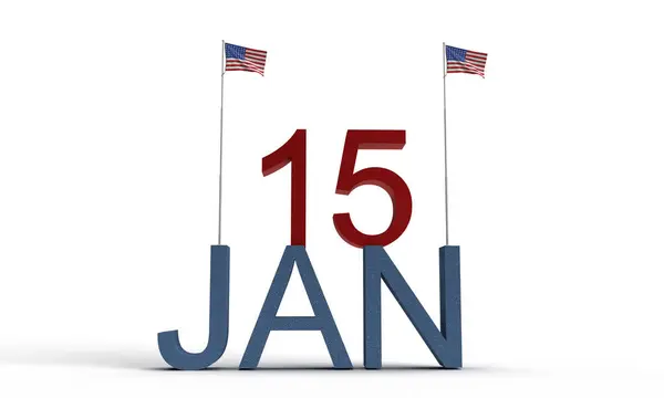 stock image 15 January flag usa united state america text font script calligraphy red blue color symbol sign martin luther kin jr. day religious leader german culture protestantism memorial church art antique