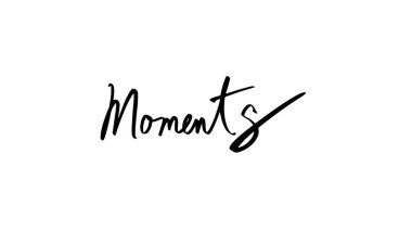 Siyah renkli yazı el yazısı yazı sembolü işareti pozitif kutlama yaşam olayı tasarım poster konsepti ilham verici cümle yazdırma betik fırça partisi mürekkebi