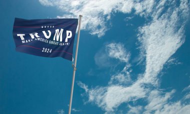 Donald Trump 2024 kamala harris mavi renkli cumhuriyetçi parti başkan adayı Amerika Birleşik Devletleri seçim günü siyaset hükümeti New York oy alan aday demokrasi