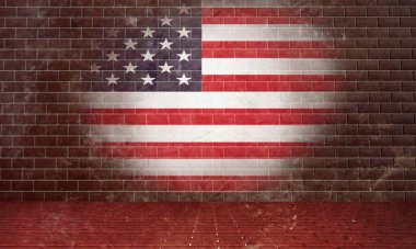 Amerika Birleşik Devletleri bize bayrak desenli tuğla tuğla rengi Lincoln Günü mutlu başkan günü 17 Şubat, Abraham amblemi demokrasi bayramı bayramı özgürlük bayrağı geçmişi