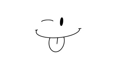 Gülen surat simgesi, komik duygu simgesi, vektör illüstrasyonu, çizgi film karakteri, gülen surat, hüzün, olumlu sanat esprisi, sosyal medya, gülen avartar emojisi öfkesi.