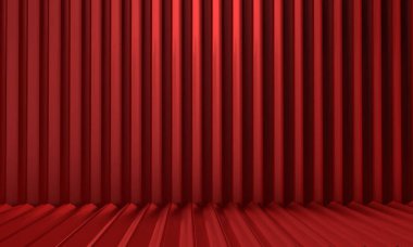 Kırmızı pembe turuncu renkli perde kadife arka plan kadife duvar kağıdı tekstil performans sahne opera gösterisi sunum sineması film ödülü klasik model tiyatro lüksü kırmızı