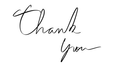 Teşekkür ederim yazı tipi el yazısı harf yazısı siyah renk nesne teşekkür kartı şükran günü kartı iş kartı hoş geldin teşekkür ederim iletişim notu teşekkür ederim stil