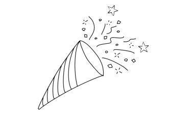 Havai fişek partisi unsuru siyah nesne simgesi parti simgesi parti havai fişek yıldönümü mutlu yıllar Noel havai fişek partisi festival festivali xmas mutlu yıllar yeni yıl kutlamaları