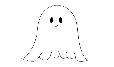 Hayalet mutlu Cadılar Bayramı karakter ikonu oldukça güzel hayalet Cadılar Bayramı 31. Cadılar Bayramı günü mutlu Cadılar Bayramı. Ekim ayı hayalet nesnesi korku dolu sonbahar sezonuyla yüzleşiyor.