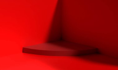 kırmızı pembe turuncu gradyan renk podyumu yarı boş fotokopi alanı mozaik arka plan duvar kağıdı sunum odası satış mağazası perakende satış mağazası perakende pazarlama platformu sahne