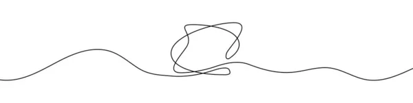 Αφηρημένο Πλαίσιο Συνεχή Γραμμή Στυλ Σχεδίασης Γραμμική Τέχνη Του Καρέ — Διανυσματικό Αρχείο