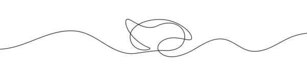 Αφηρημένο Πλαίσιο Συνεχή Γραμμή Στυλ Σχεδίασης Γραμμική Τέχνη Του Καρέ — Διανυσματικό Αρχείο