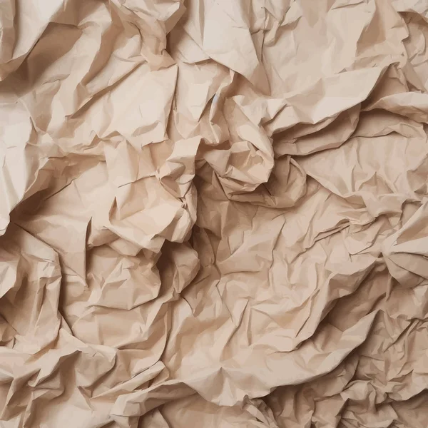 Texture Papier Froissé Résumé Papier Fond Texture Réaliste Papier Illustration — Image vectorielle
