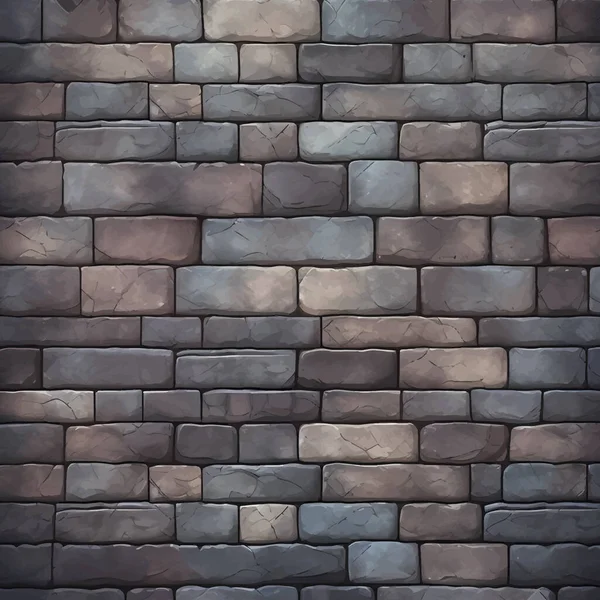 Kamienna Ściana Tekstura Starego Kamiennego Muru Ilustracja Wektora Generowana Sztuczna — Wektor stockowy
