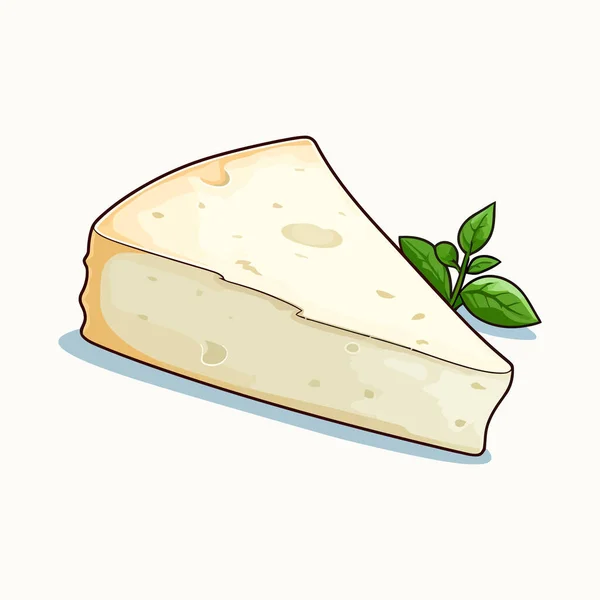 チーズのイメージ チーズのかわいい漫画のイメージ ベクトルイラスト 生成Ai — ストックベクタ