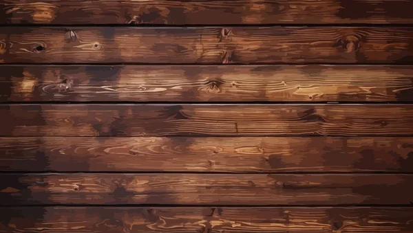 Drewniane Tło Ciemna Drewniana Struktura Drewniane Panele Ilustracja Wektora Generowana — Wektor stockowy