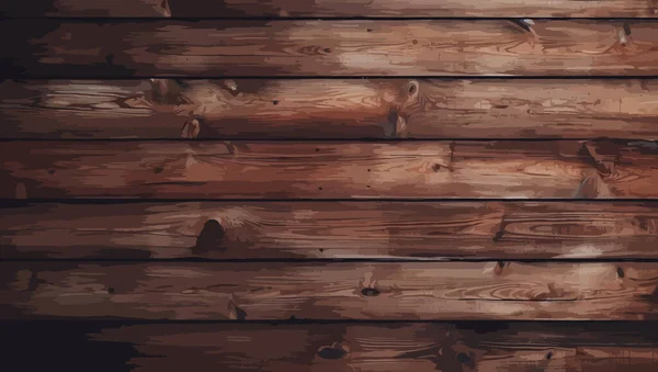 Деревянный Фон Темная Деревянная Текстура Деревянные Панели Векторная Иллюстрация Генерируемый — стоковый вектор