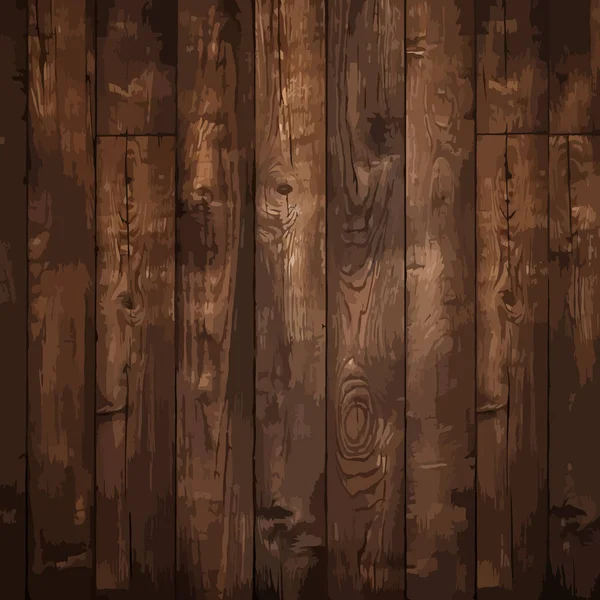 Wooden Background Dark Wooden Texture Wooden Panels Vector Illustration Generated — Stock Vector