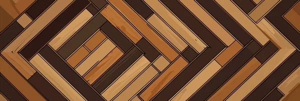 Die Textur Des Parketts Holzdielen Hintergrund Abstrakter Alter Holzgrund Vektorillustration — Stockvektor