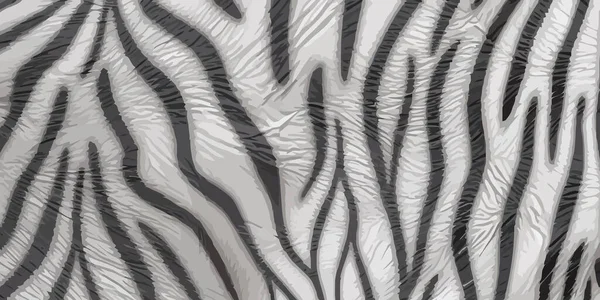 Cuir Tigre Bengale Blanc Texture Cuir Fond Texture Peau Tigre — Image vectorielle