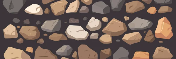 Stěna Kamene Struktura Staré Kamenné Zdi Vektorová Ilustrace — Stockový vektor