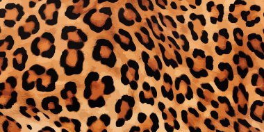 Leopar derisi. Deri döşeme arka planı. Leopar derisi dokusu. Vektör illüstrasyonu.