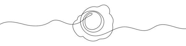 Непрерывный рисунок яиц. Одна линия рисует фон. Векторная иллюстрация. Значок непрерывной линии яиц.